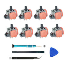 8PCS 2ndGen Angle TMR Hall Joystick for PS5 Gamepad TMR Electromagnetic Joystick Tunnel Magnetic Resistance Joystick Kit