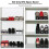 Adjustable Shoe Storage Racks, Space Saving Plastic Shoe Organizers, Half Space Design, Set of 8 4