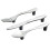 3 Pcs Silver Kitchen Cabinet Drawer Pull Handles Knobs (knife Fork Spoon) 1