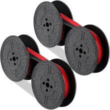 2pack Typewriter Ribbon Spool Typewriter Ribbon Red And Black Spool Replacement Pack compatible Typewriter-DT