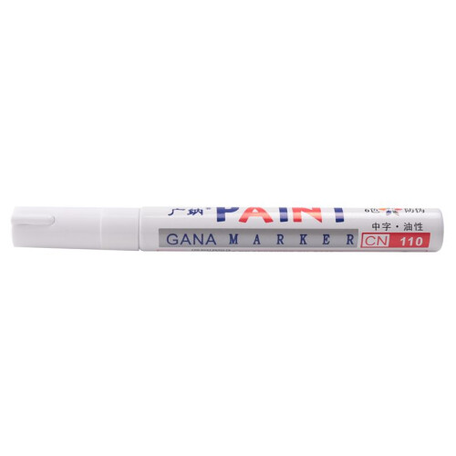 Permanent Car Tire Metal Paint Pen  White