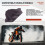 Motorrad-Frontscheibe, Sport-Windschutzscheibe, Windabweiser für 990  2024-2026, Grau 7
