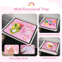 Babenest Kids Travel Tray Table Cover with Tablet Holder Plane essenti