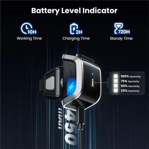 2D Barcode  Wearable Wireless Finger QR Bar Code Scanner Reader Inventory Compatible for   Android 1