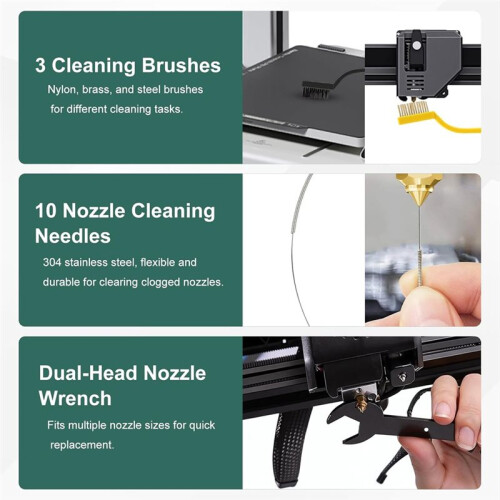 38Pcs 3D Printer Tools Kit with Storage Case,3D Printer Accessories,for 3D Printing Cleaning,Finishing and Removing 2