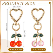 12Pcs Keychain Bag Purse Charms Handbags Keyrings Gifts for Women Party Favors Accessories