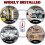 1set/10pcs Fire Sprinkler  - Copper Chrome, 1/2" NPT 155(68C) Pendent Type Spray, K80 Fast Response Automatic 6