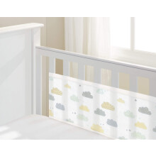 BreathableBaby Breathable Mesh Liner For Cot Beds — Covers 2 Sides — C