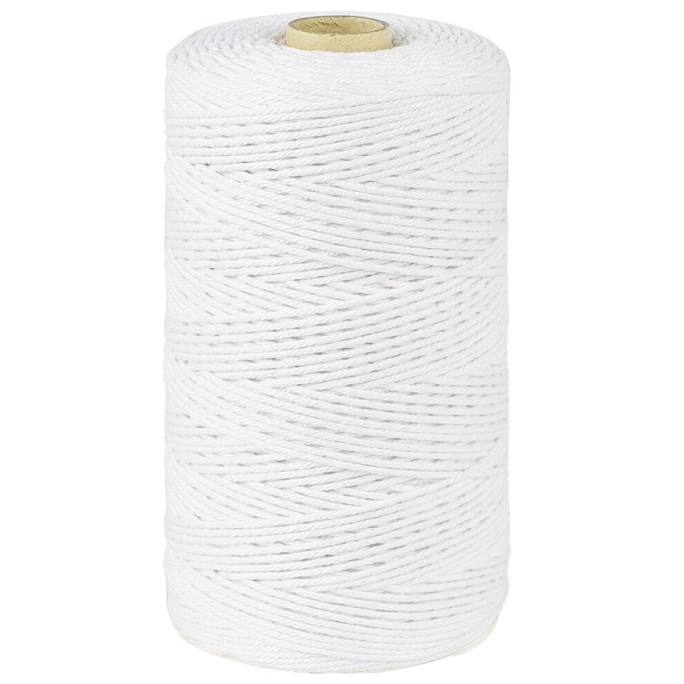 Perkhomy 335 M / 1100 Feet Cotton Butchers Twine String 2Mm For Cooking, Food Safe Crafts, Bakers Kitchen, Butcher Meat, Turkey, Sausage, Roasting, G 5085548014165