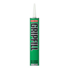 EVO-STIK GRIPFILL Buff - 350ml - Gap-Filling Adhesive - Bonds Almost Any Surface