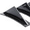 Universele Koolstofvezel Auto Aangepaste Achterbumper Diffuser Spoiler Zwart & Rood ABS Achterbumper Lip Diffuser Anti-Botsing 2