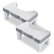 Squatting Toilet Poop Stool, Adult Portable Plastic Poop Stool, Adult Toilet Poop Stool, Children's Poop Stool, 2 PCS