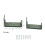 Minimalist Snowboard Display Rack, Wall Mount Storage Minimalist Wall-Mount Surfboard Rack / Display Mount Large 7
