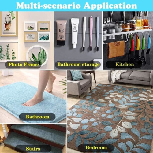 Extra Strong Double Sided Nano Tape Transparent Reusable Multi Purpose Adhesive for Home Office Use 2