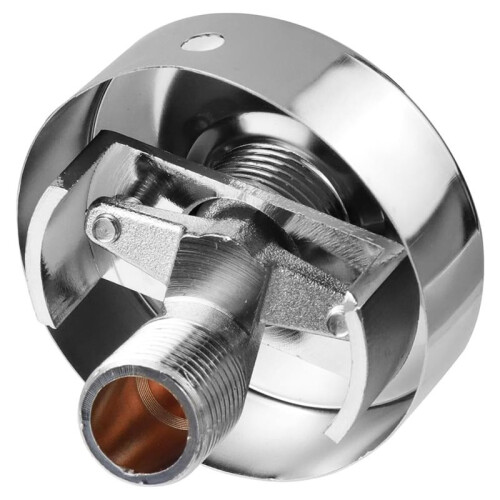 Copper Wall Mount Clawfoot Tub Adapter for Adjustable Water Inlet Pipe Angles 2
