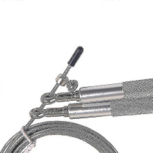 (Silver) Rope Skipping Speed Rope Skipping Wire Rope Skipping Boxing Gym Fitness Training 3 Meters Adjustable Speed Gym