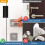 Home Security Door Reinforcement Lock Safety Latches Extra Front Doors Security Devices,Child Proof Aluminum Lock Black 6