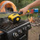 Wireless Electric Grill Brush LED Light Battery Level Display BBQ Grill Cleaning Brush Handheld Replaceable Brush 4