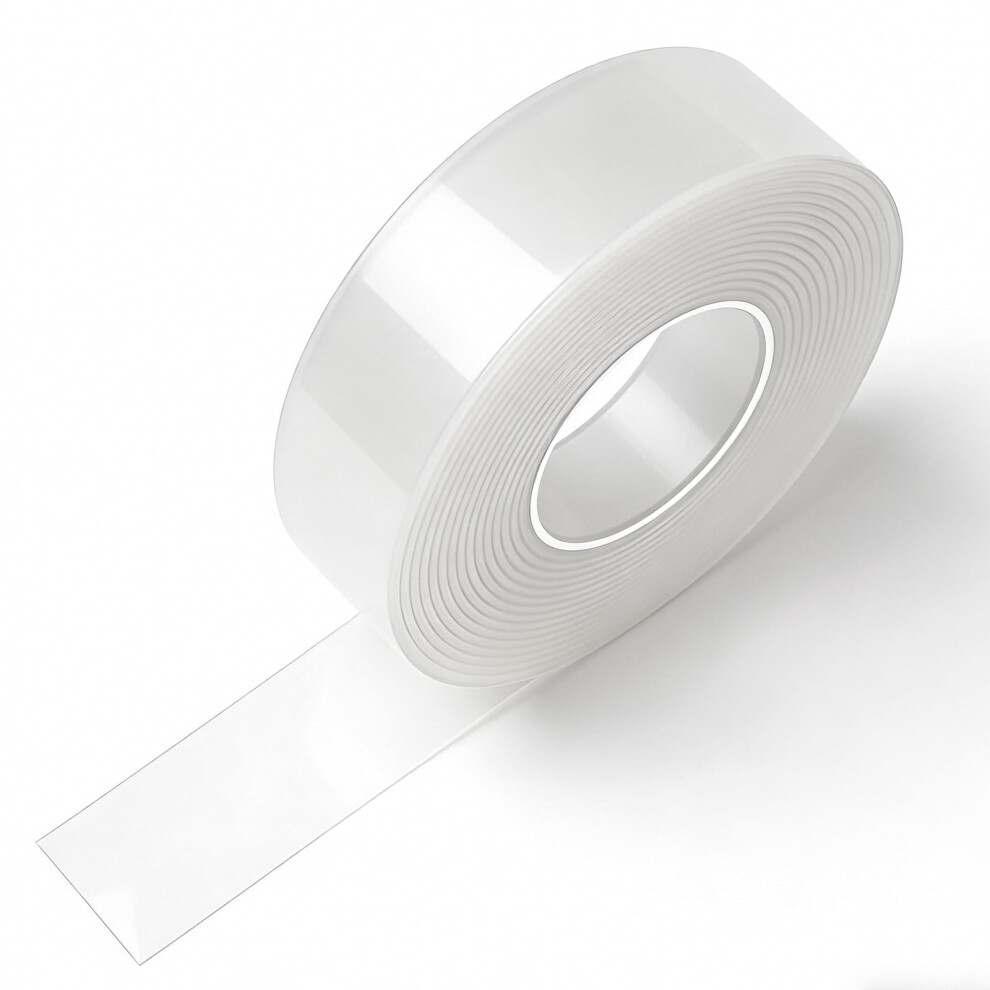 Double Sided Nano Tape 3M X 20Mm X 1Mm, Heavy Duty Washable Gel Tape, Transparent No Residue Mounting Tape For Home Office, Poster Photo Wall 4282082148740