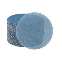 FASTPLUS 125mm Mesh Sanding Discs 5 Inch Net Sandpaper Hook and Loop 220 Grits Dust Free for Car Wood Furniture Floor Sanding & Polishing