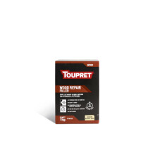 Toupret Wood Repair Filler - Quick Dry High-Strength Wood Powder Filler - Fills Deep Holes & Gouges, Sandable, Paintable, Interior/Exterior - Natural