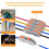 34-Piece Quick Electrical Connectors with Lever Control, Automatic Wire Terminal Block, 1 Wire 2 Entry 3