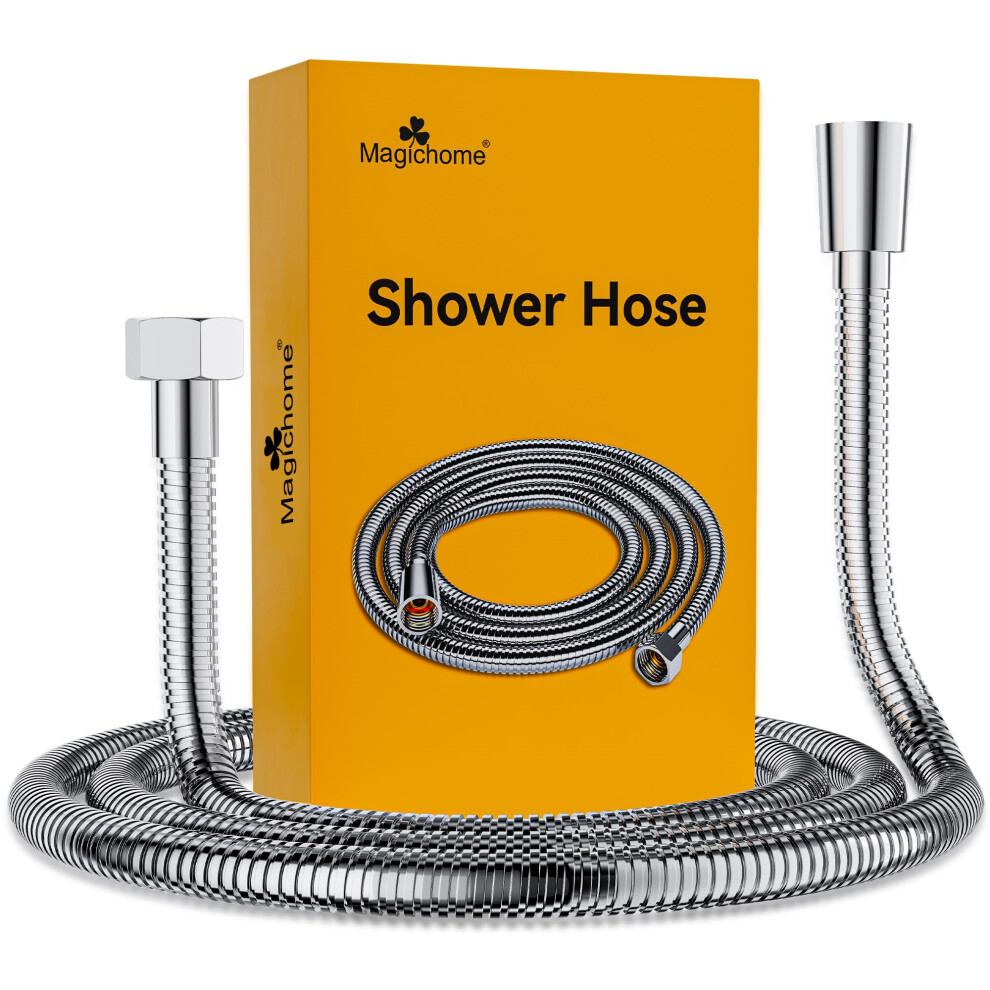 Magichome 1.5M Shower Hose Â Leakproof, Anti-Kink, High Pressure Resistance Shower Hose Replacement, Universal Fit (G1/2 Standard) Hose With Brass C 8805520073655