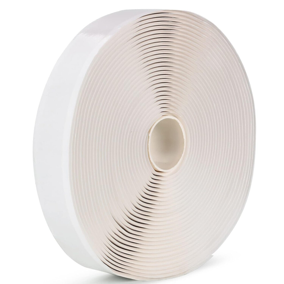 Llpt Butyl Seal Putty Tape | 1 Pack White | 3Mm Thick X 25Mm Wide X 10M Long | Water Tight Seal Butyl Tape | For Leak Proof Rv Repair Window Glass Bo 3211476312185