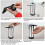 Silver Automatic Soap Dispenser 250ml Stainless Steel with Infrared Sensor for Bathroom and Kitchen 2