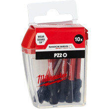 Shockwave Impact Duty Bits PZ2 x 50mm (Pack 10)