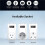 Plug Thermostat Temperature Controller+RF433Mhz Remote with LCD Display Heating/ Cooling Mode Switchable EU PLUG 6