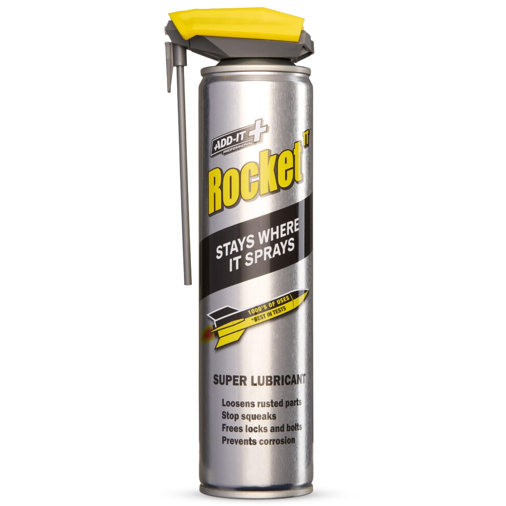 Rocket Tt Multi-Purpose Lubricant Spray Â 300Ml Rust Remover & Anti-Corrosion Maintenance Spray Â Penetrating Oil For Seized Bolts,Locks, Bikes & 7304078011092