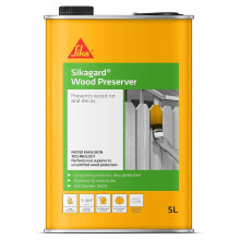 Sika Sikagard Wood Preserver – Prevents Wood Rot and Decay – Fast-Drying – Clear