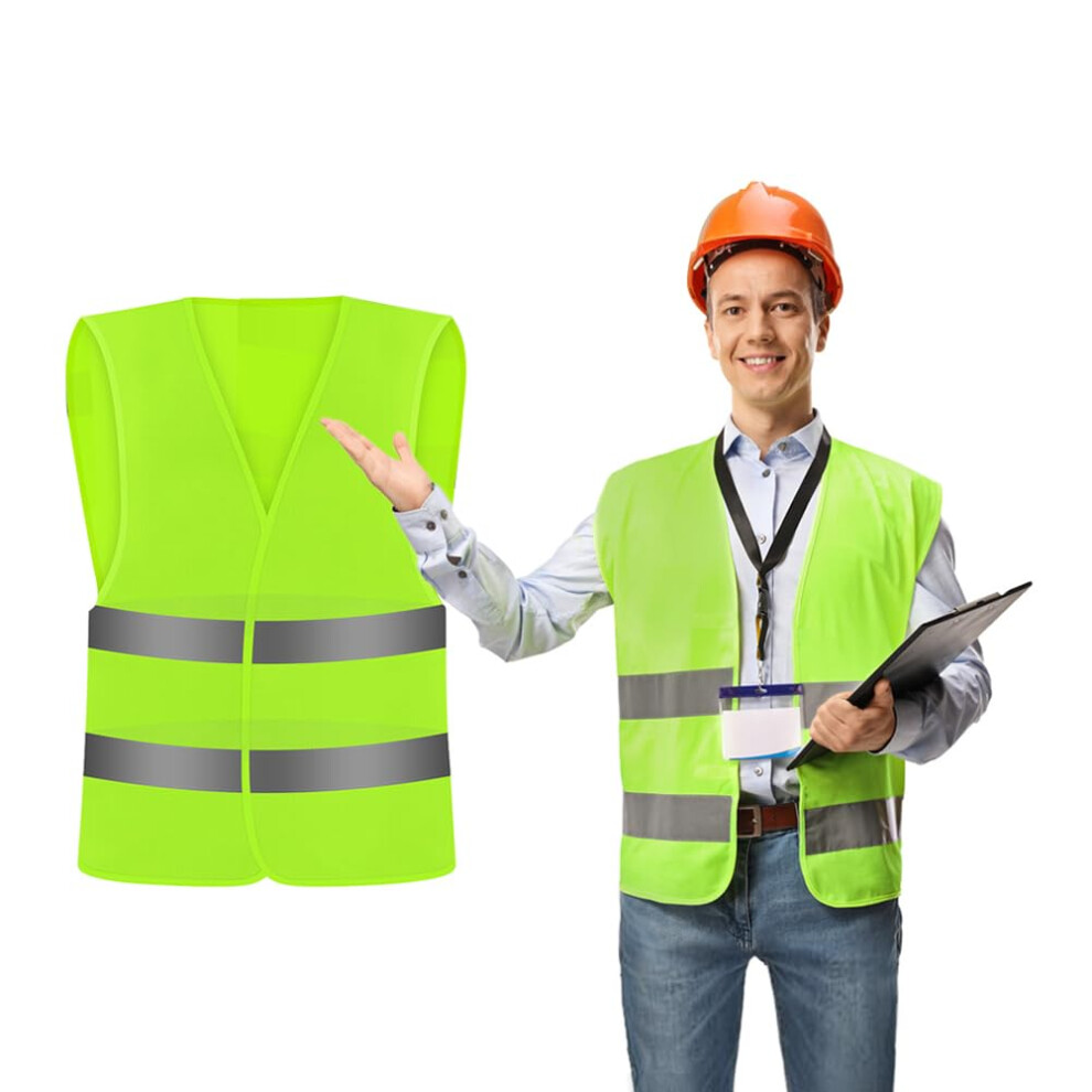 Chyaya 1 Pack Hi Vis Vests,High Visibility Vest Car,Reflective High Vis Jackets,High Visibility Reflective Safety Vest Waistcoats Jacket For Traffic 6081416433891