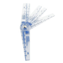 Plastic Feeler Gauge 0.05-1mm Thickness Measuring Tools 13 in 1 Feeler Gauge for Measuring Gaps