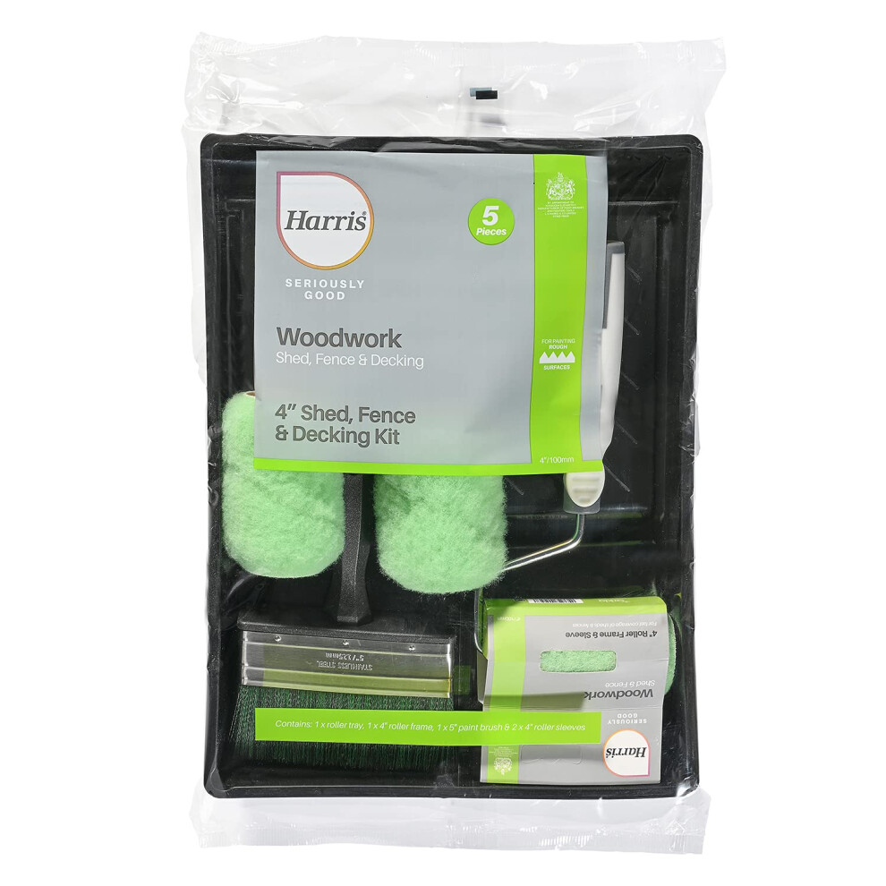 Harris Seriously Good 4In Shed, Fence & Decking Kit