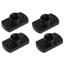 3D Printer 4Pcs Z Axis Trapezoid Motor Screw Nuts T8 Nut POM Nut Lead 8mm Pitch 2mm for CR10 CR-10S -3 Lead Screw