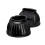 (S, Black) Firefoot Rubber Horse Overreach Boots 2