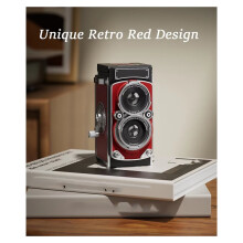 New Retro Digital Camera Autofocus 12MP, Portable Vlogging Camera with 1080P FHD Video with 16GB Card