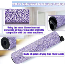 Paquete de Cepillo y Filtro de Repuesto para Aspiradora para WD101 WD201 WD100 WD200 AW201 WD200C WD201C WD101C WDB1F2