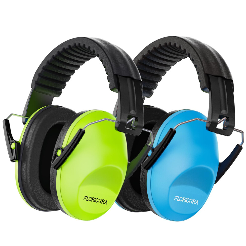 Floriogra 2 Pack Noise Canceling Kids Earmuffs, Sound Proof For Autism, Toddler, Children, Concerts, Air Shows, Fireworks 4564089606011