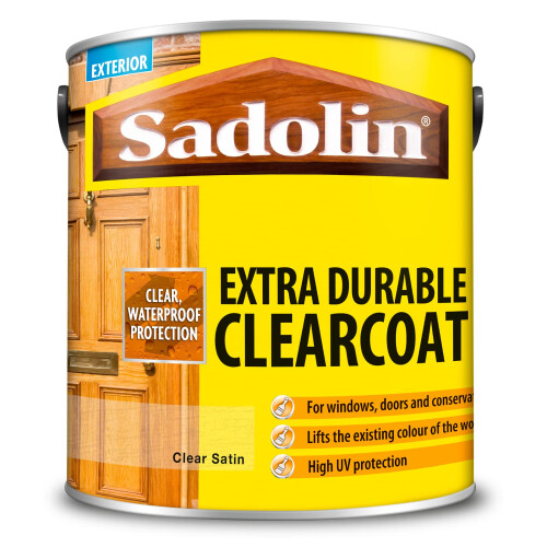 Sadolin Sadolin Extra Durable Clear Coat 2.5lt Satin Finish
