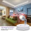 2 Pack Adjustable RGB LED Wall Lights, 16 Colours Battery Powered Spot Light with Remote Control, Wireless Night Light 3
