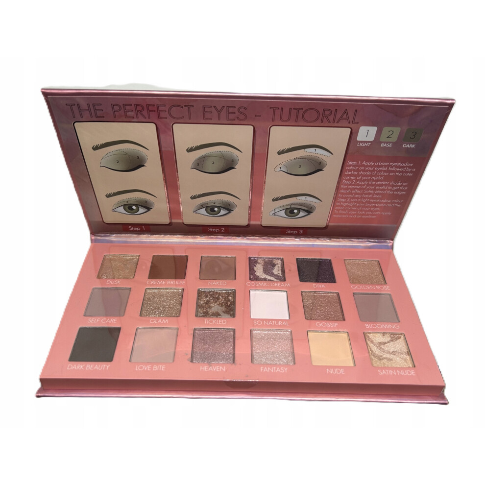 Fab Factory 18-Shade Nude Eyeshadow Palette