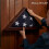 Flag Display Case , Solid Wood , Freestanding or Wall Mount 3