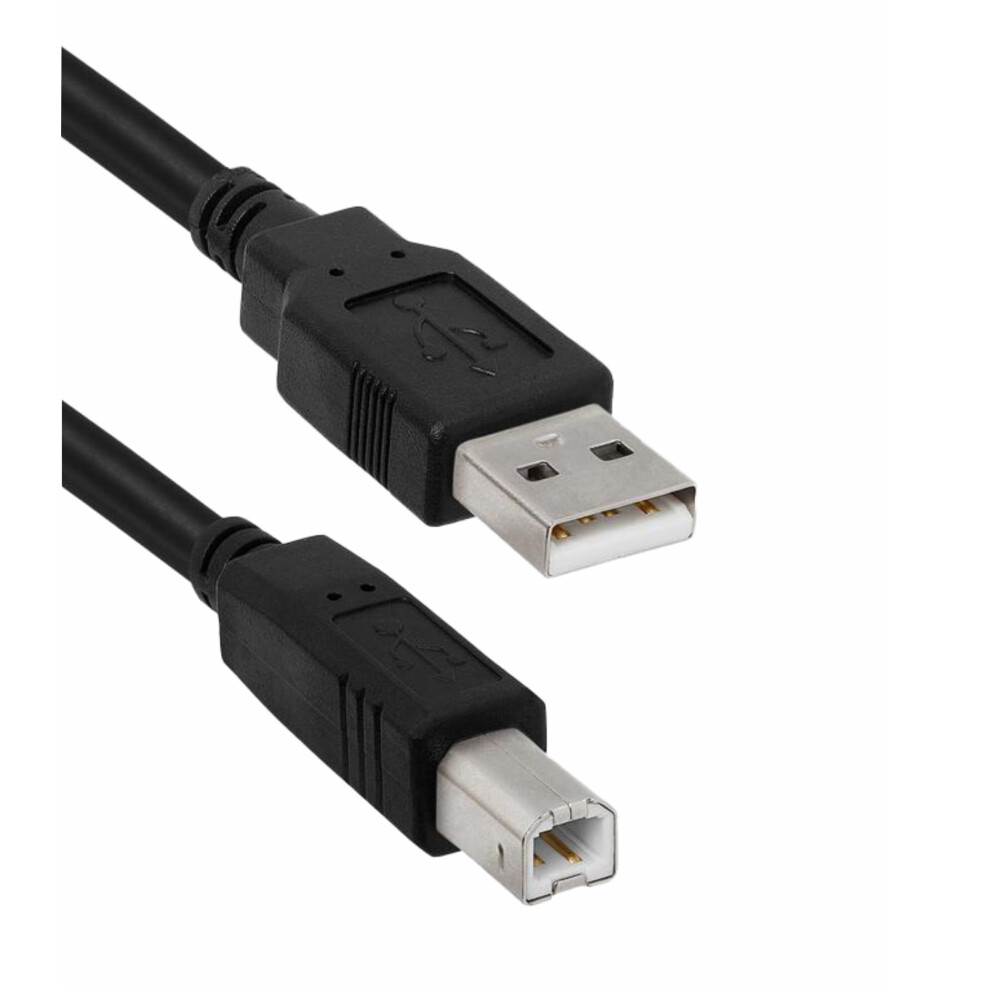 Usb Printer Cable 2M,Usb 2.0 Type A To Type B High-Speed Data Transfer Compatible With All Printers, Scanners And Other Devices Premium Durable Desig 5006394255175