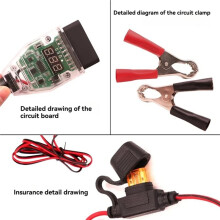 Uniwersalny Samochodowy System Oszczędzania Baterii OBD2 do Zachowania Pamięci ECU, Samochodowe Narzędzie Elektryczne Awaryjne OBD2