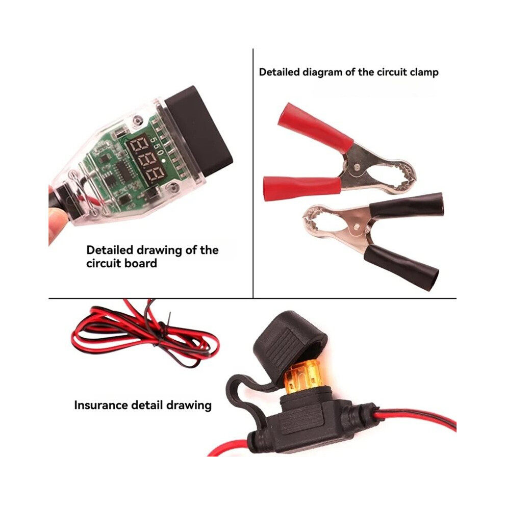 Universal Car Obd2 Battery Saver For Ecu Memory Preservation Automotive Obd2 Emergency Electrical Tool 6033375249457