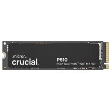 Crucial P510 1TB SSD NVMe M.2 PCIe 5.0 x4 Gen5, Read/Write Speeds up to 11,000/9,500 MB/s, Laptop & Desktop (PC) Compatible, Solid State Drive - CT10