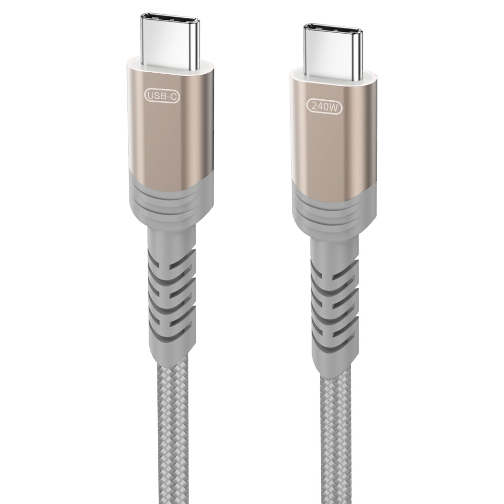 Ubluker Usb C To Usb C Cable 1.5M, 240W 100W 60W Premium Usb Type C Cable With Emarker 48V 5A Pd3.1 3.0 Braided Data Sync Audio Fast Charger For Ipho 8168834180519